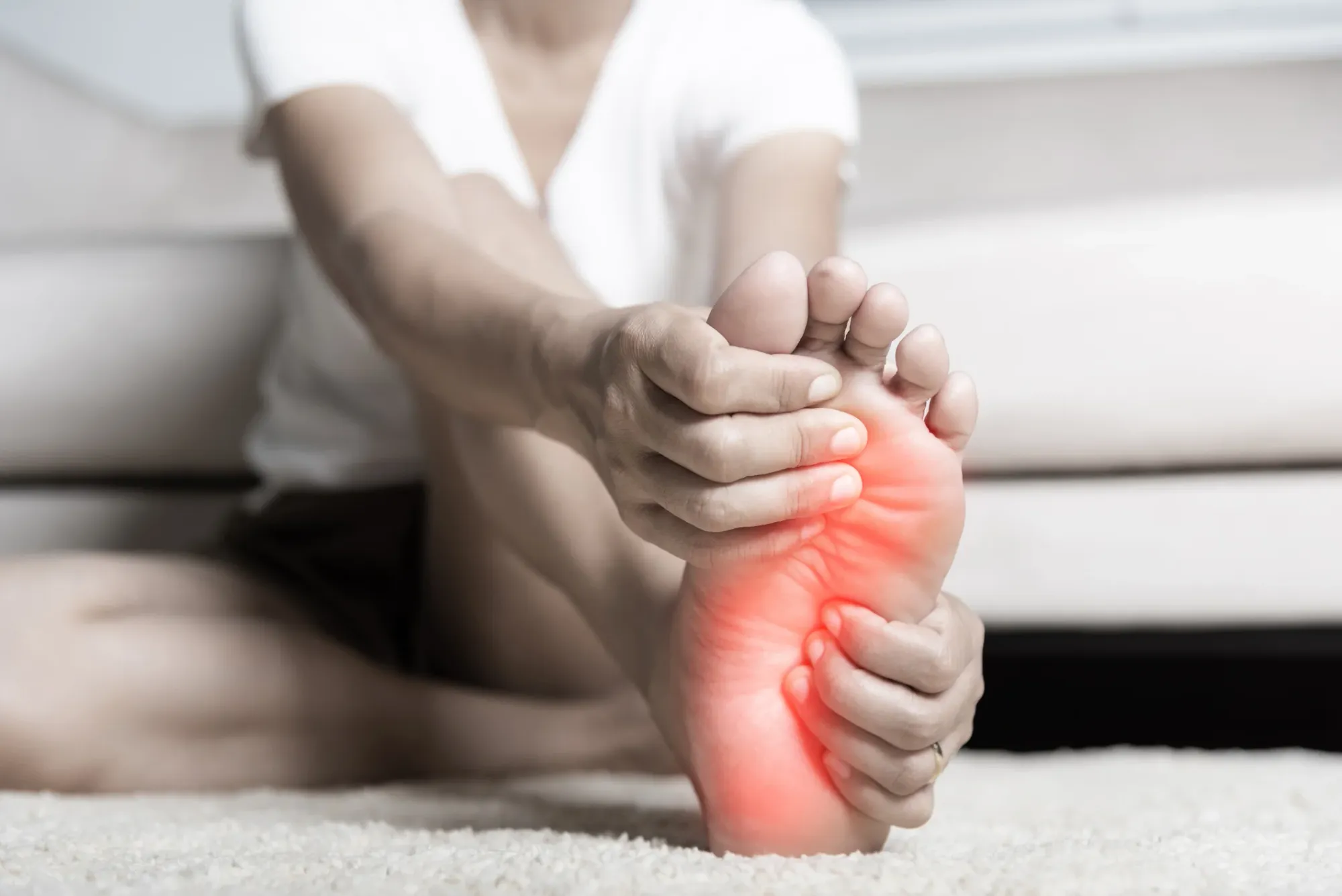 Foot loading patterns behind bunion pain