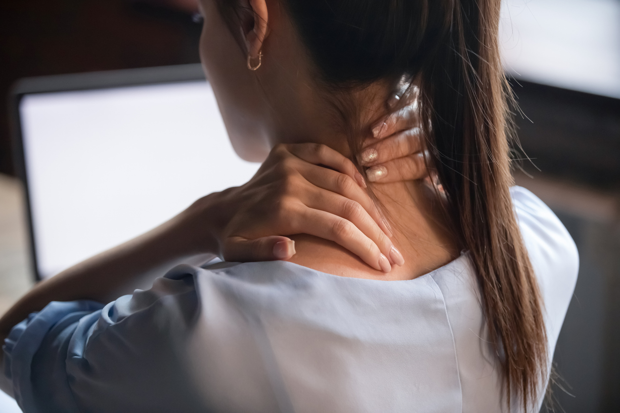 Structural integration treatment for neck pain relief, addressing tension, posture, and headaches in Santa Cruz