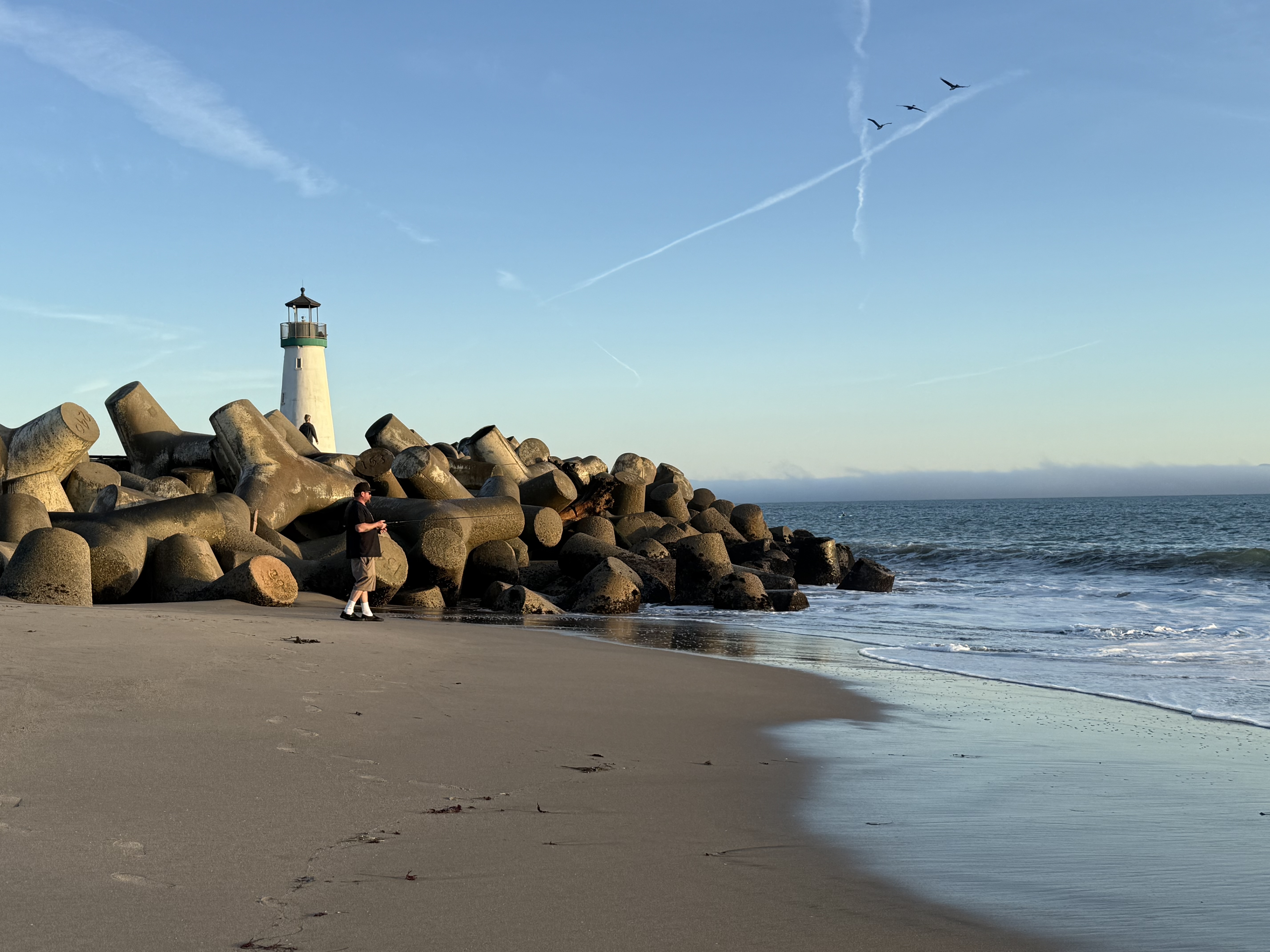 Seabright lighthouse on the Santa Cruz coast